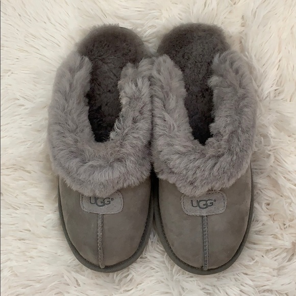 genuine shearling UGG Coquette slipper Sz 6 - Picture 2 of 8